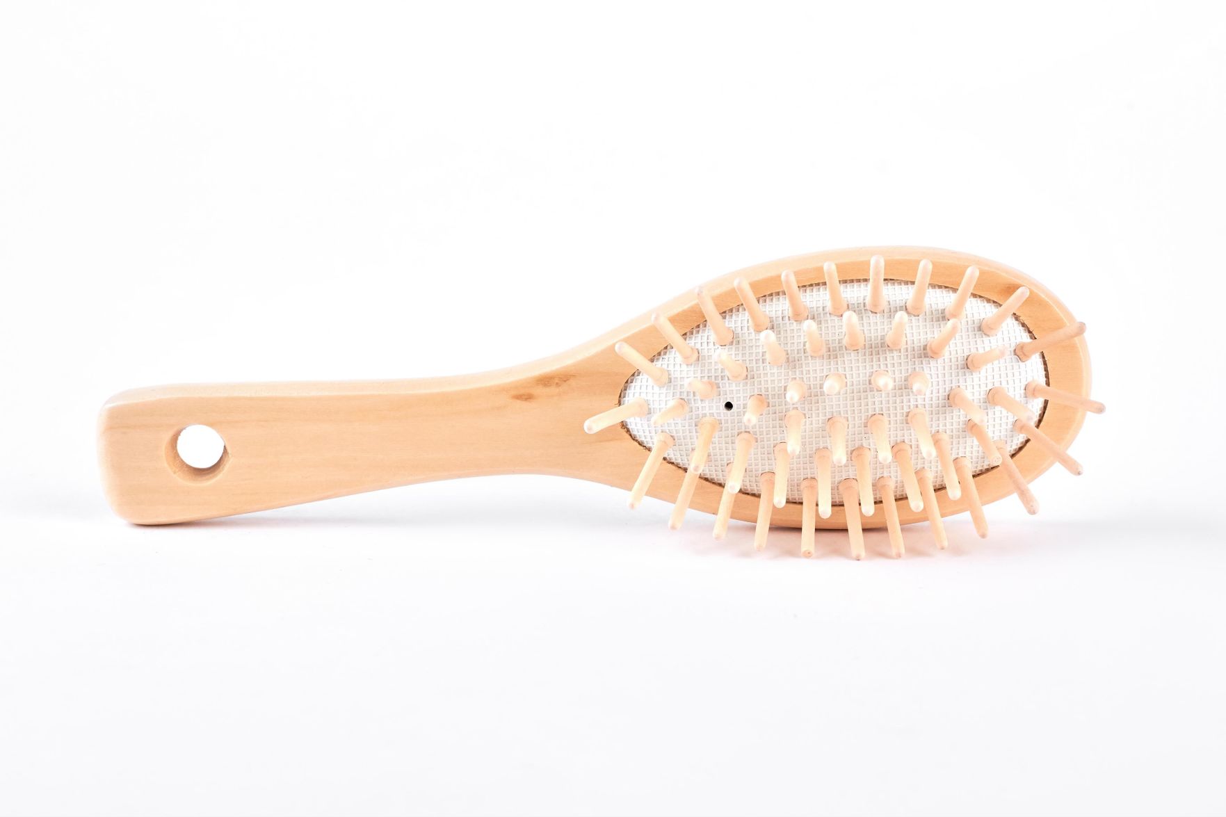 Wooden hairbrush